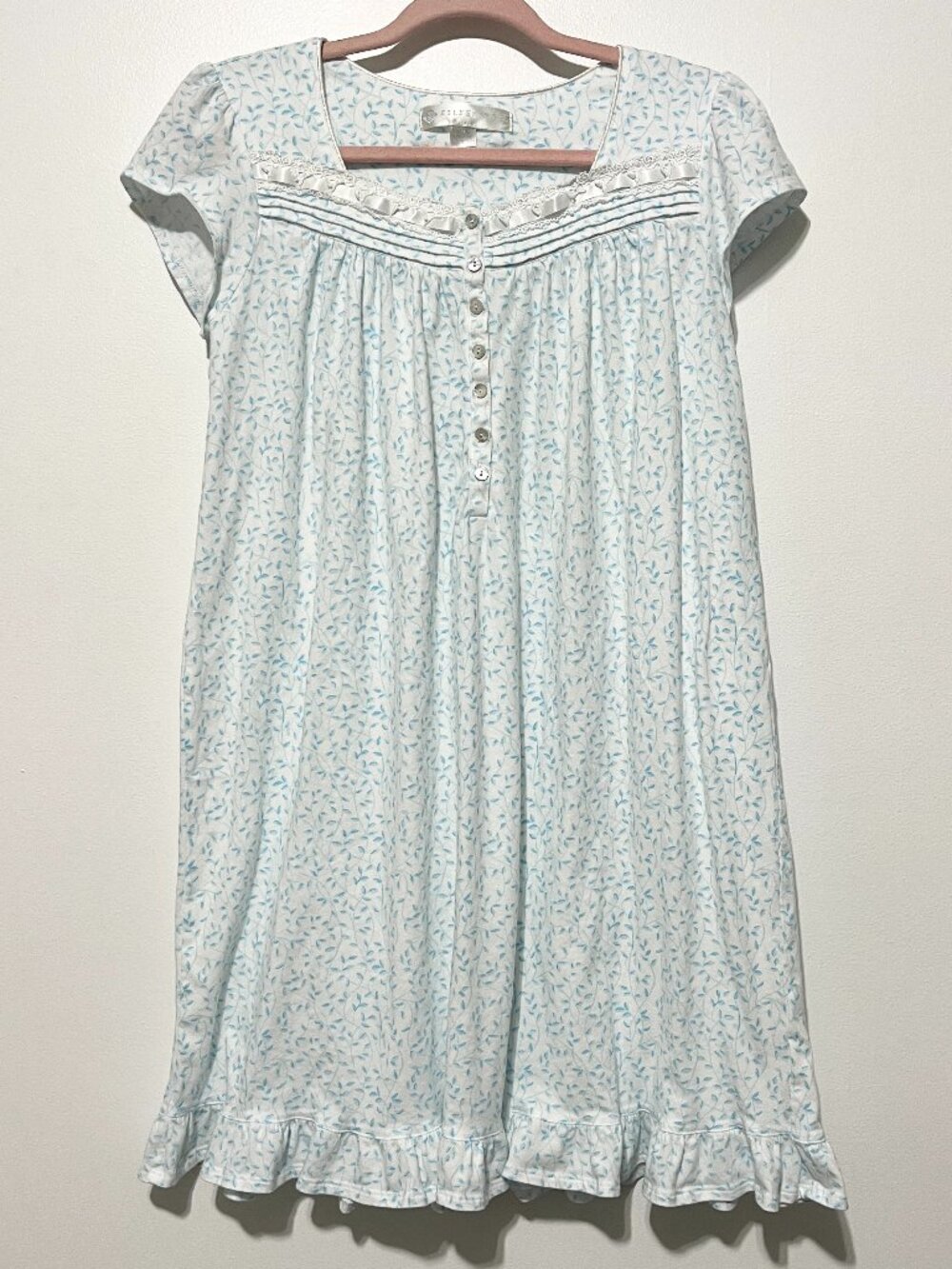 Eileen West Womens Cottagecore Nightgown S Prairie Coquette Dainty Shabby Chic